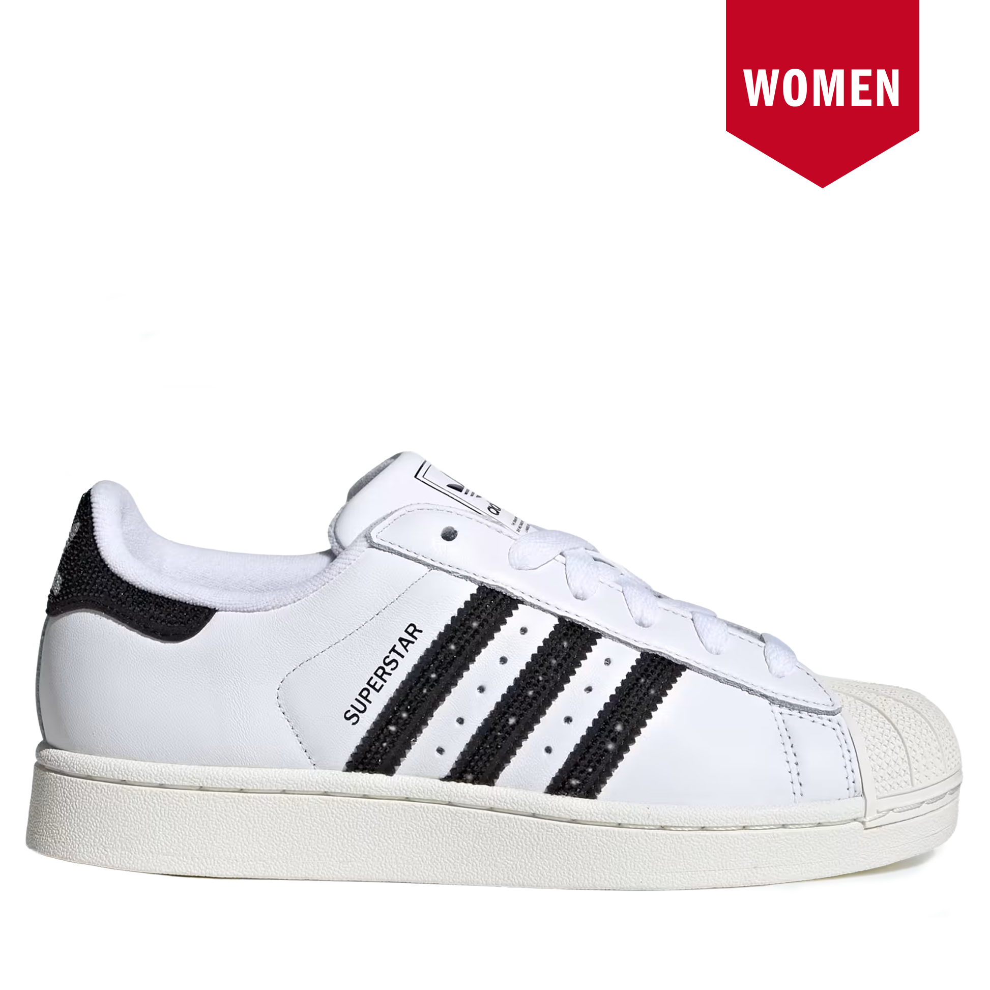 Women's Adidas Superstar II Cloud White Core Black Off White