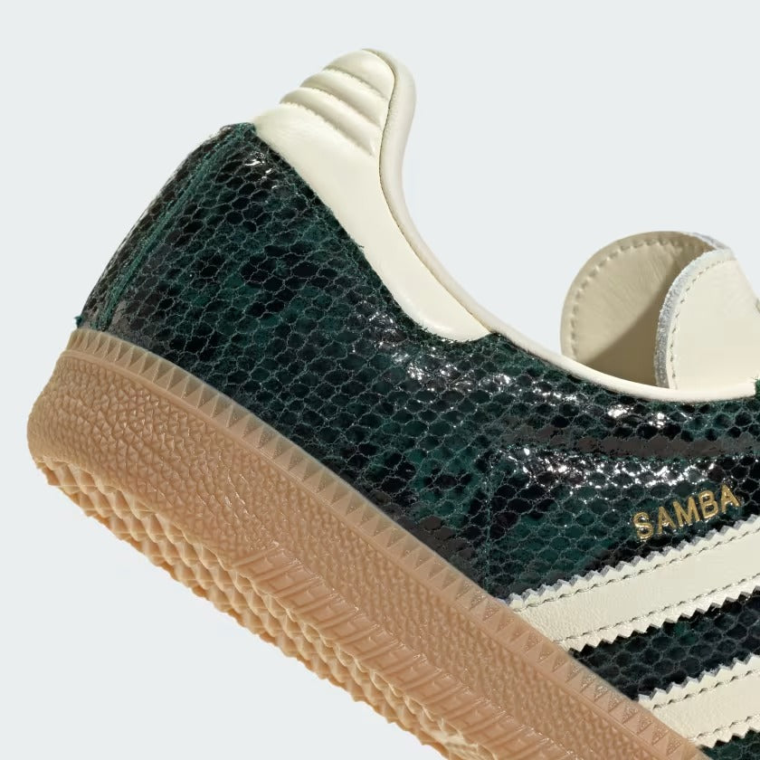Women's Adidas Samba OG - Cream White/Collegiate Green – Cool J's