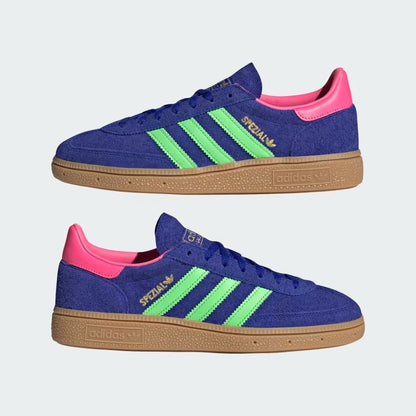 Women's Adidas Handball Spezial - Lucid Blue/Lime Burst