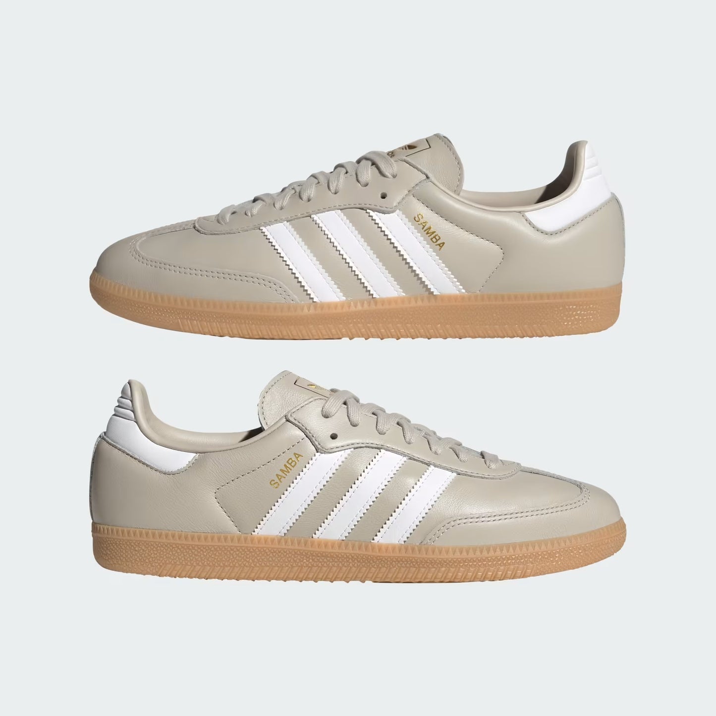 Men's Adidas Samba OG - Beige/White