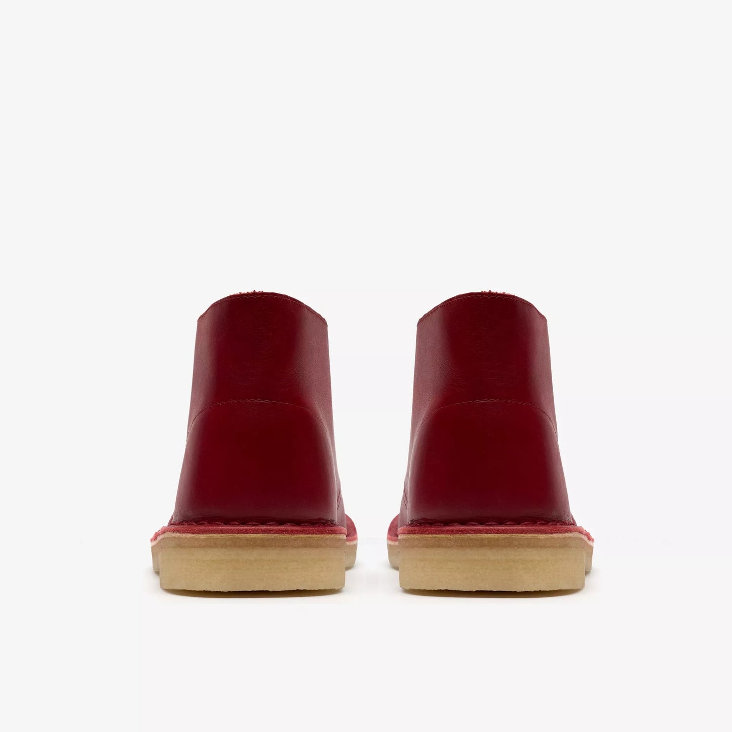 Men's Clarks Desert Boot - Dark Red Leather
