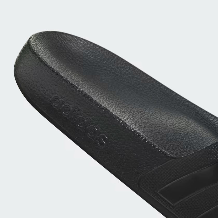 Men's Adidas Adilette Aqua Slides - Black/Black