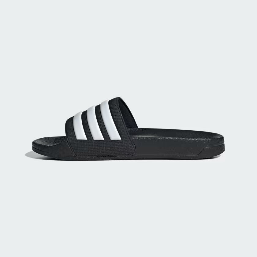 Men's Adidas Adilette Shower Slides - Black/White