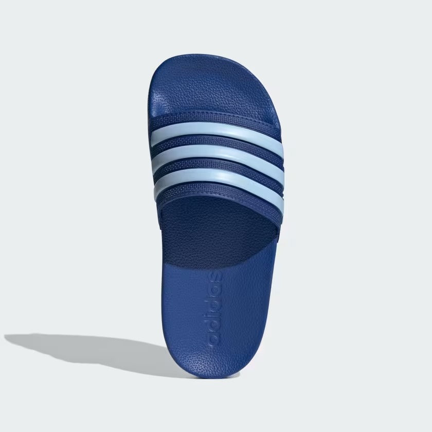 Men's Adidas Adilette Shower Slides - Blue/White