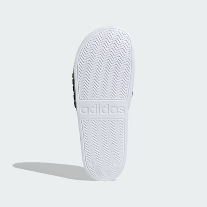 Men's Adidas Adilette Shower Slides - White/Black