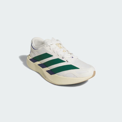 Men's Adidas Adizero EVO SL EXO Suede - Core White / Collegiate Green / Cream White