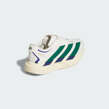 Men's Adidas Adizero EVO SL EXO Suede - Core White / Collegiate Green / Cream White