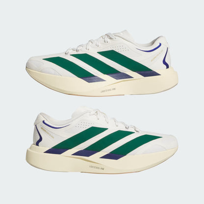Men's Adidas Adizero EVO SL EXO Suede - Core White / Collegiate Green / Cream White