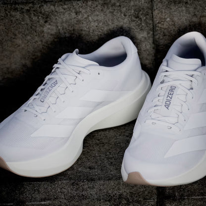 Men's Adidas Adizero Evo SL - Cloud White/Warm Sandstone