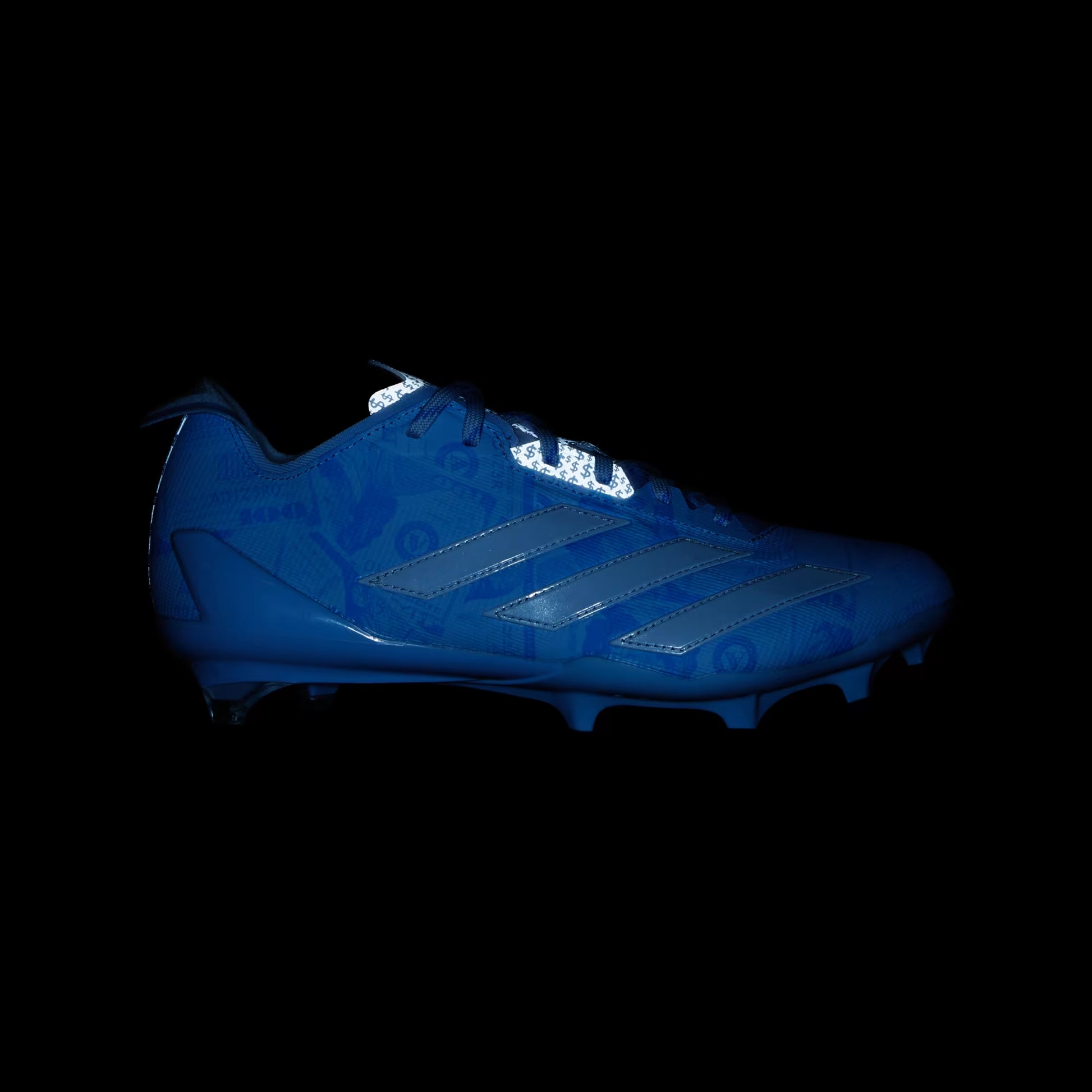 Men's Adidas Adizero Electric II Currency Neutral Cleats - Glow Blue/Crystal Sky