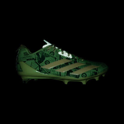 Men's Adidas Adizero Electric II Currency Neutral Cleats - Semi Green Spark / Almost Lime