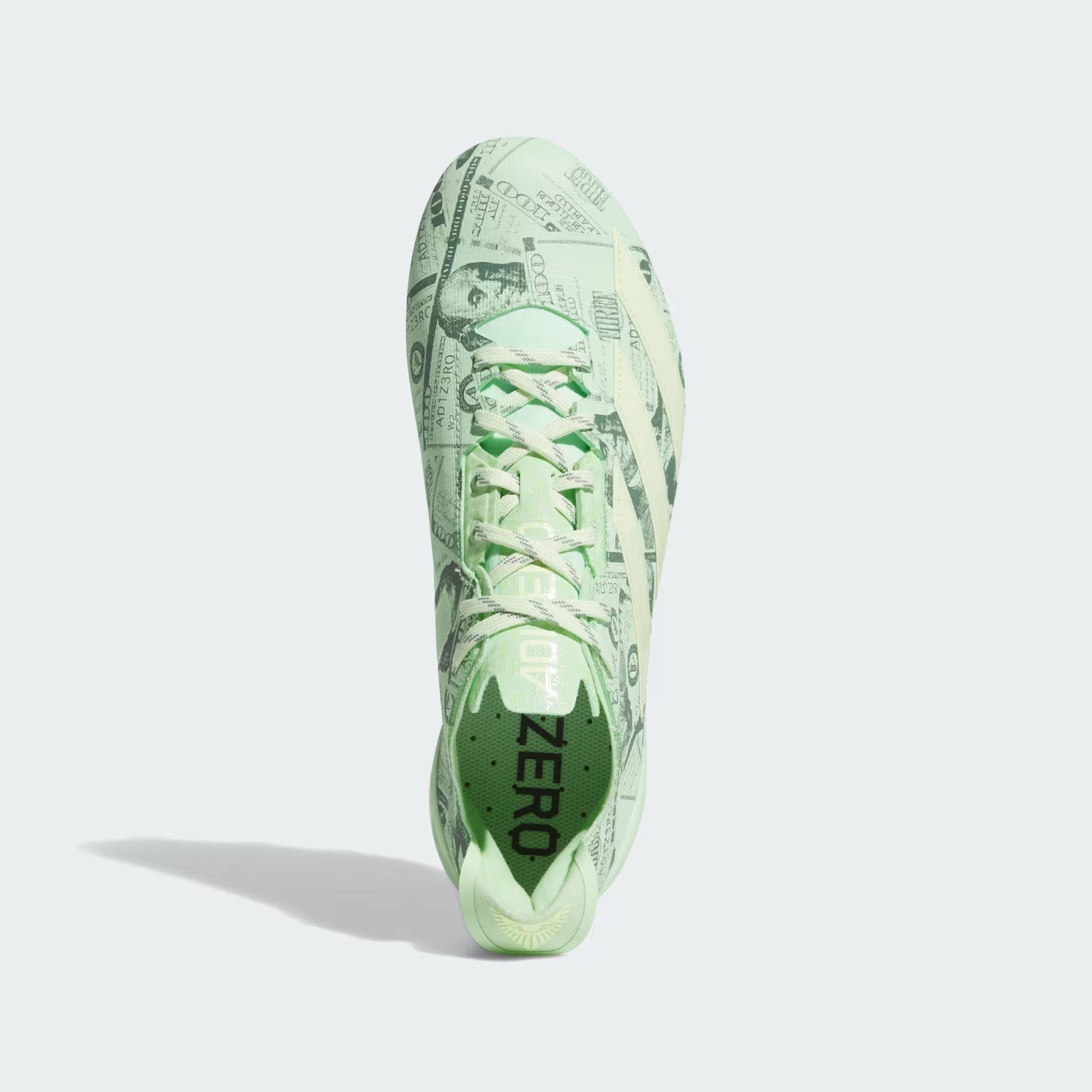 Men's Adidas Adizero Electric II Currency Neutral Cleats - Semi Green Spark / Almost Lime