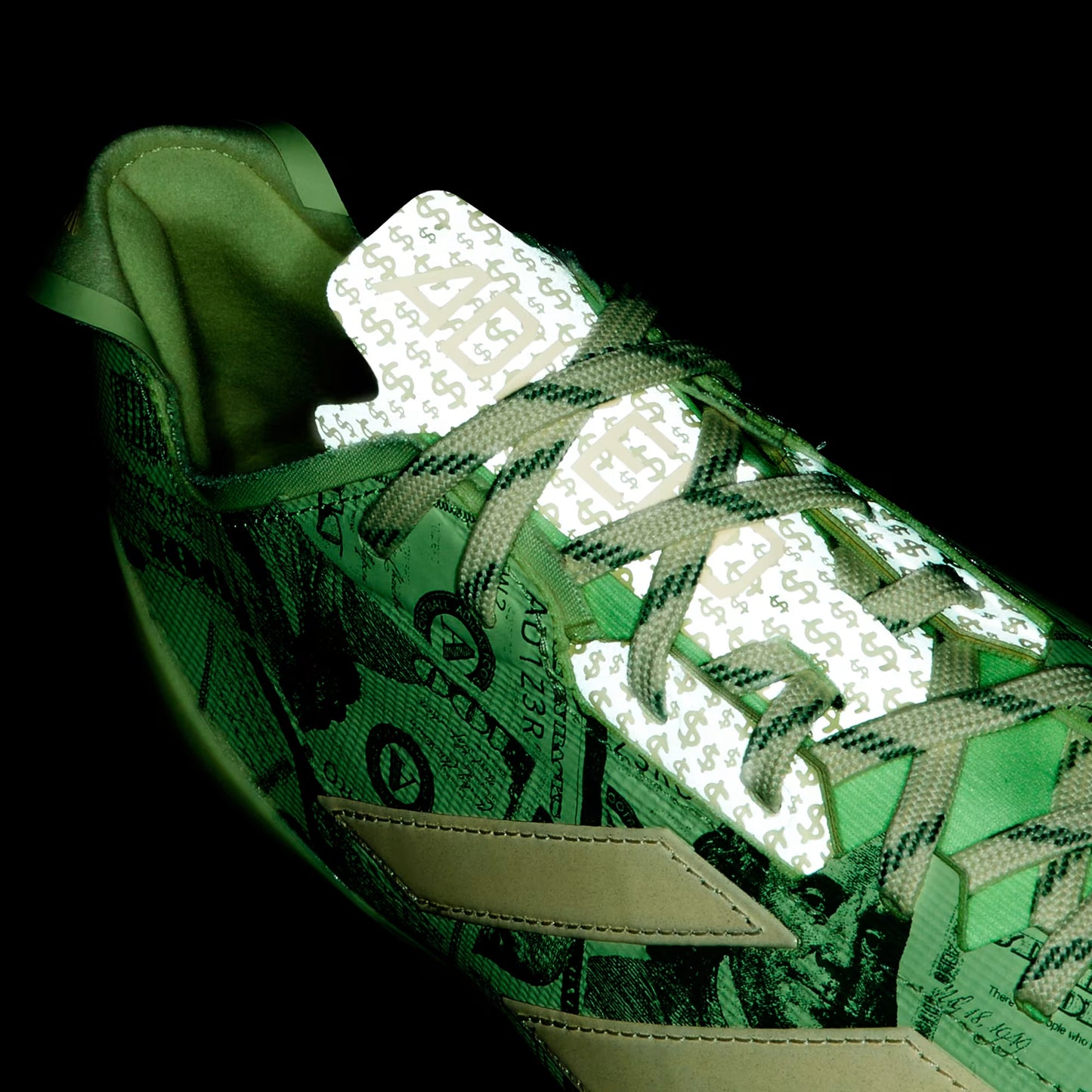 Men's Adidas Adizero Electric II Currency Neutral Cleats - Semi Green Spark / Almost Lime