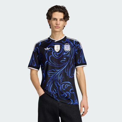 Adidas Argentina 26 Away Jersey - Black / Lucid Blue / Blue Burst