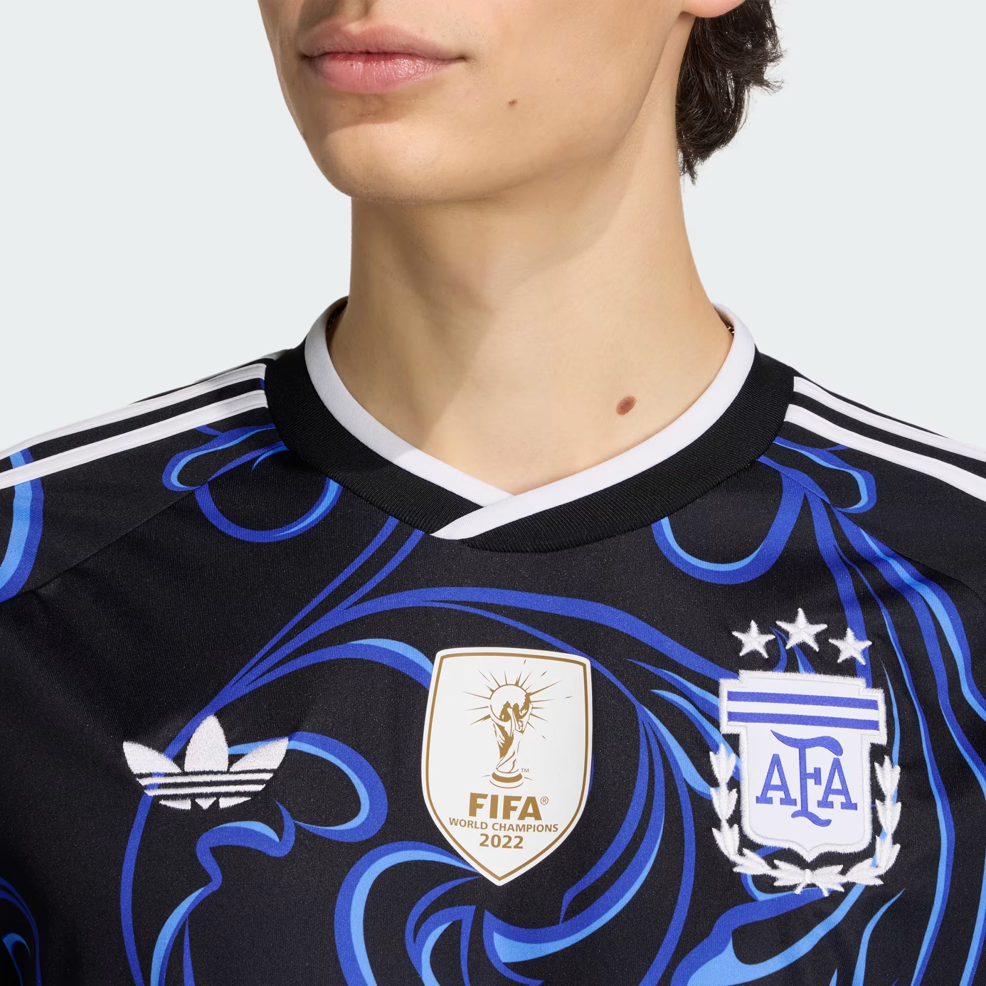 Adidas Argentina 26 Away Jersey - Black / Lucid Blue / Blue Burst