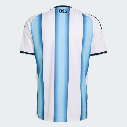 Men's Adidas Argentina 26 Home Messi Authentic Jersey