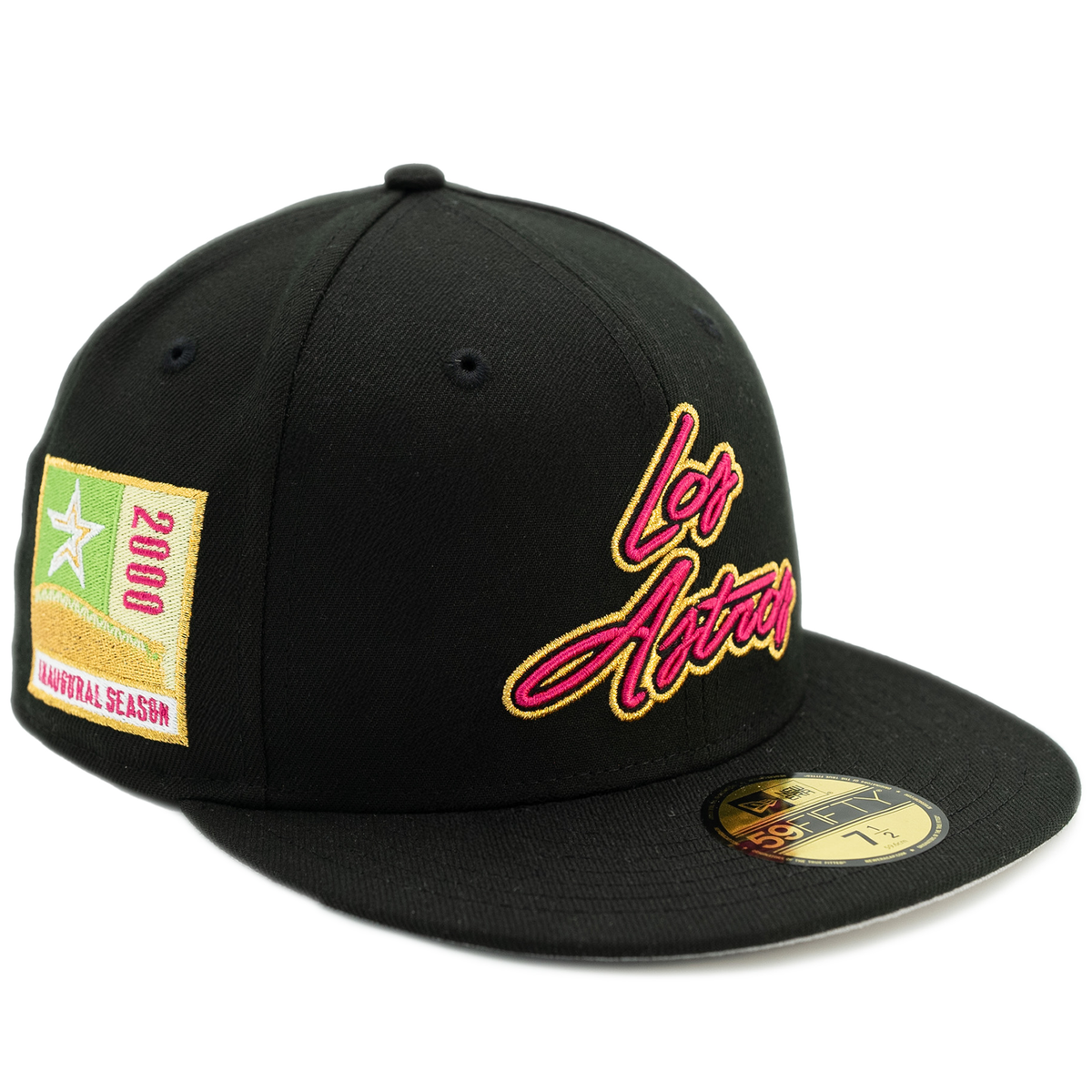 New Era Houston Astros 59Fifty Fitted Hat - Black – Cool J's Miami