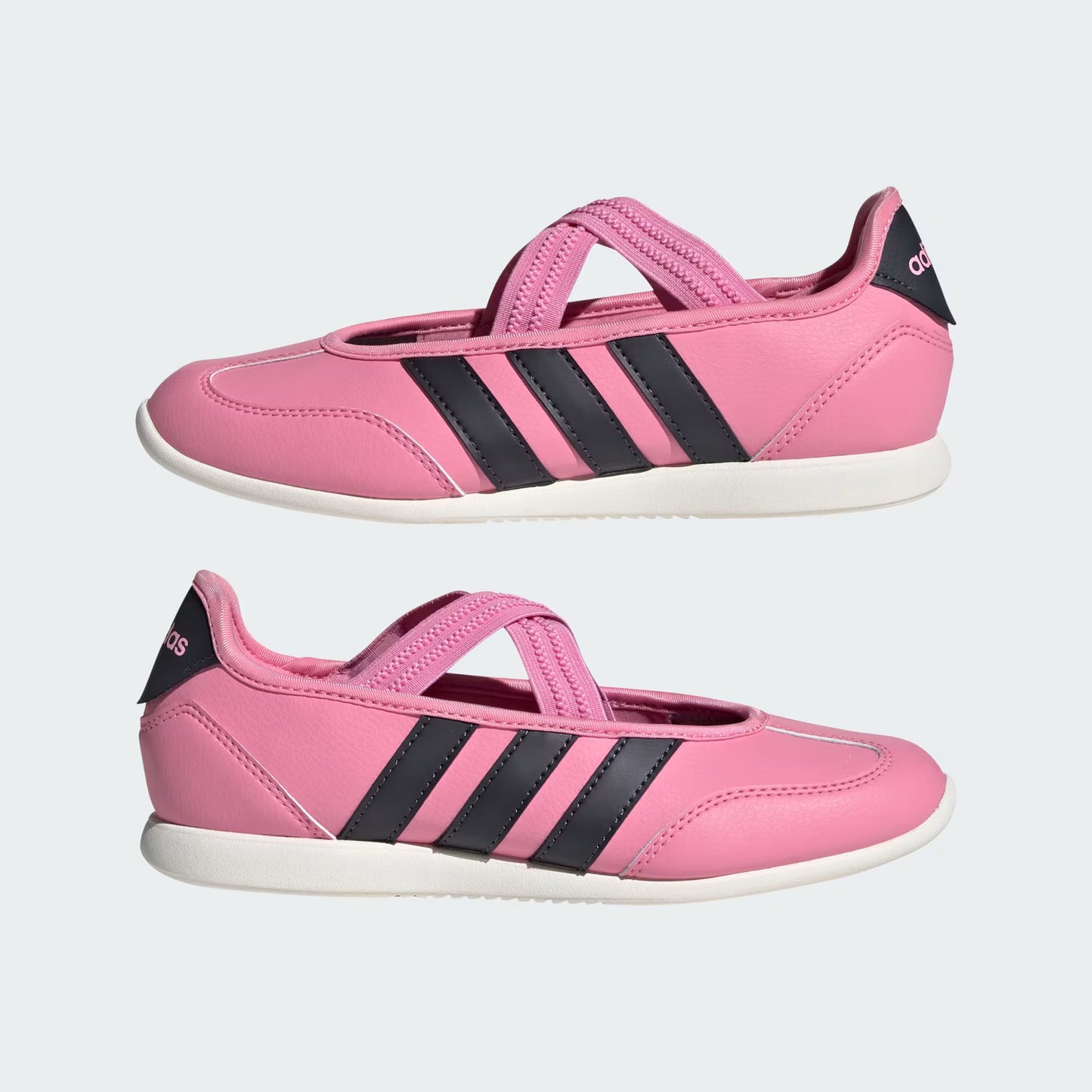 Grade School Adidas Barreda Mary Jane Junior - Bliss Pink / Carbon / Off White