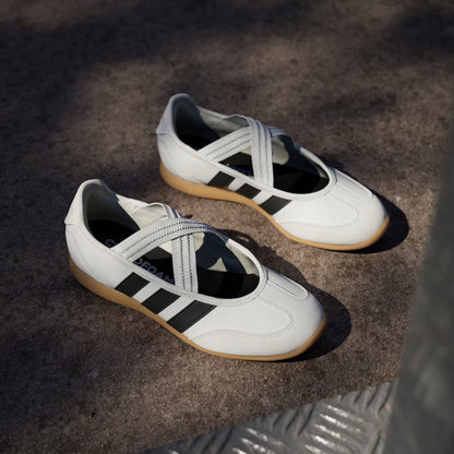 Grade School Adidas Barreda Mary Jane Junior - Core White/Core Black