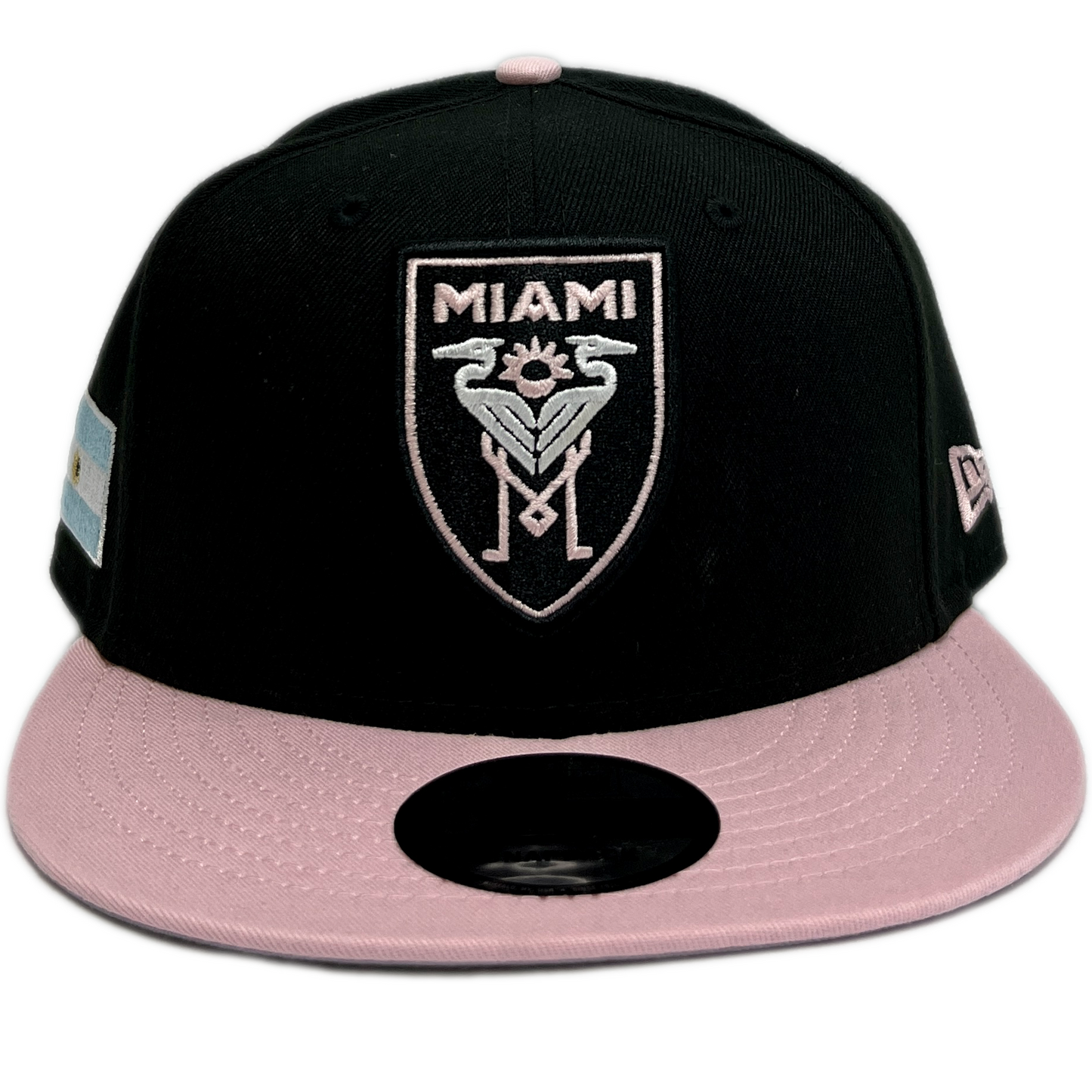 New Era Inter Miami 9FIFTY Adjustable Hat - Black/ Pink