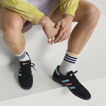 Men's Adidas Handball Spezial Belgium - Core Black / Multicolor
