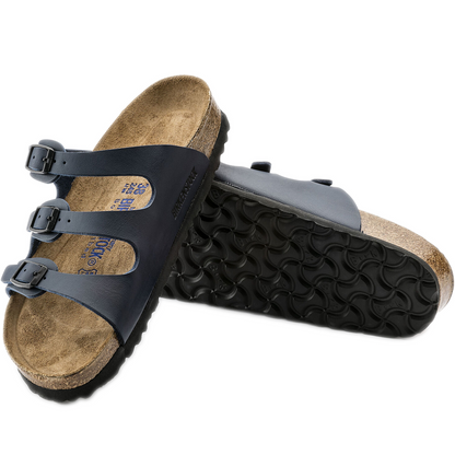 Birkenstock Florida Birko-Flor Soft Footbed Sandals - Blue