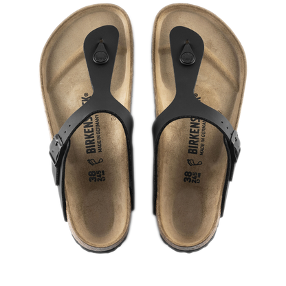 Birkenstock Gizeh Birko-Flor Thong Sandals - Black
