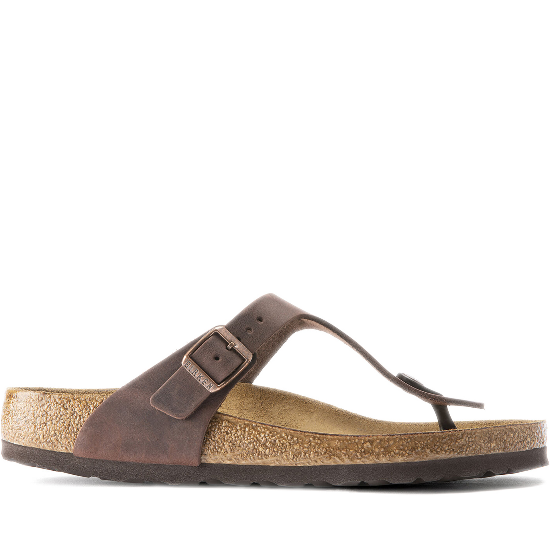 birkenstock tobacco brown gizeh Birkenstock Women's Gizeh Habana Oiled Leather, 38