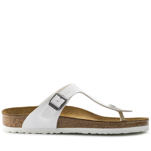 Birkenstock Gizeh Birko Flor - White