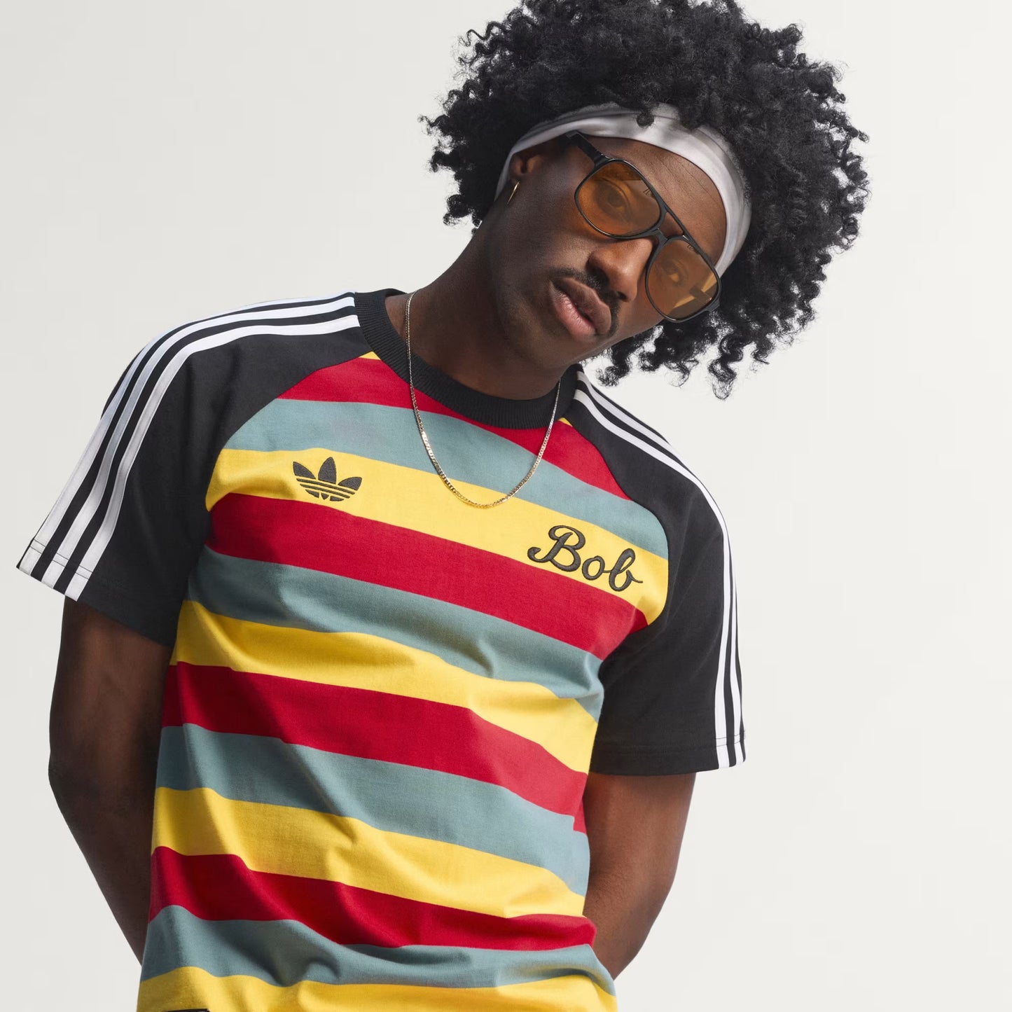 Men's Adidas x Bob Marley T-Shirt - Multicolor