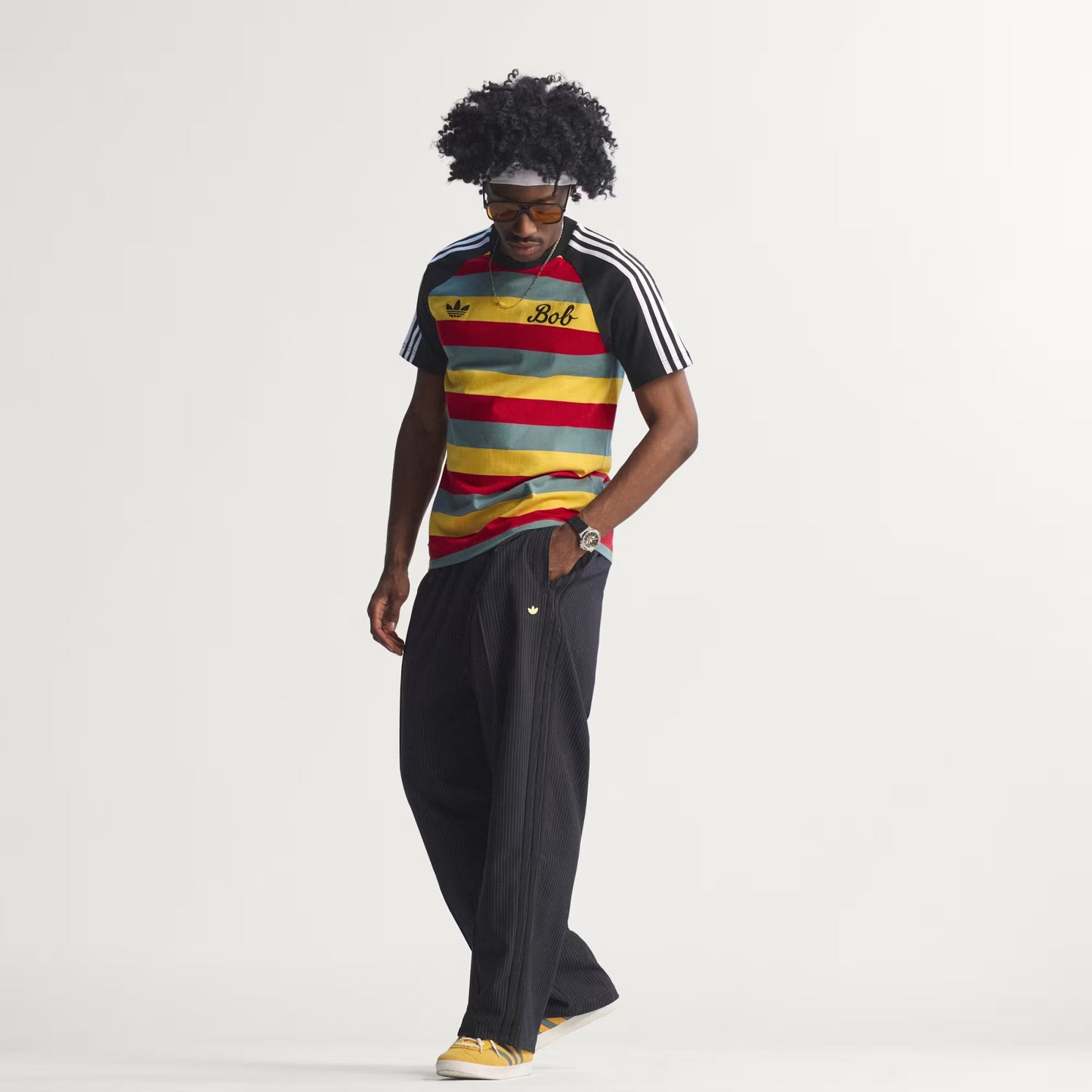 Men's Adidas x Bob Marley T-Shirt - Multicolor