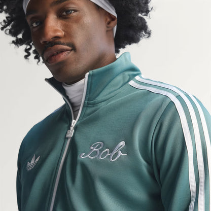 Men's Adidas Bob Marley Track Top - Tech Emerald