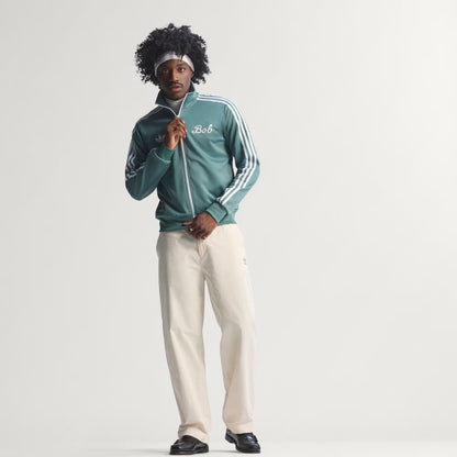 Men's Adidas Bob Marley Track Top - Tech Emerald