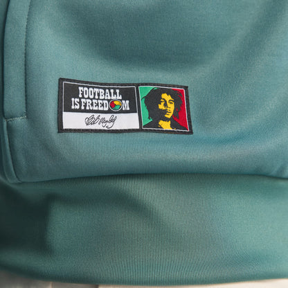 Men's Adidas Bob Marley Track Top - Tech Emerald