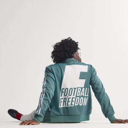 Men's Adidas Bob Marley Track Top - Tech Emerald