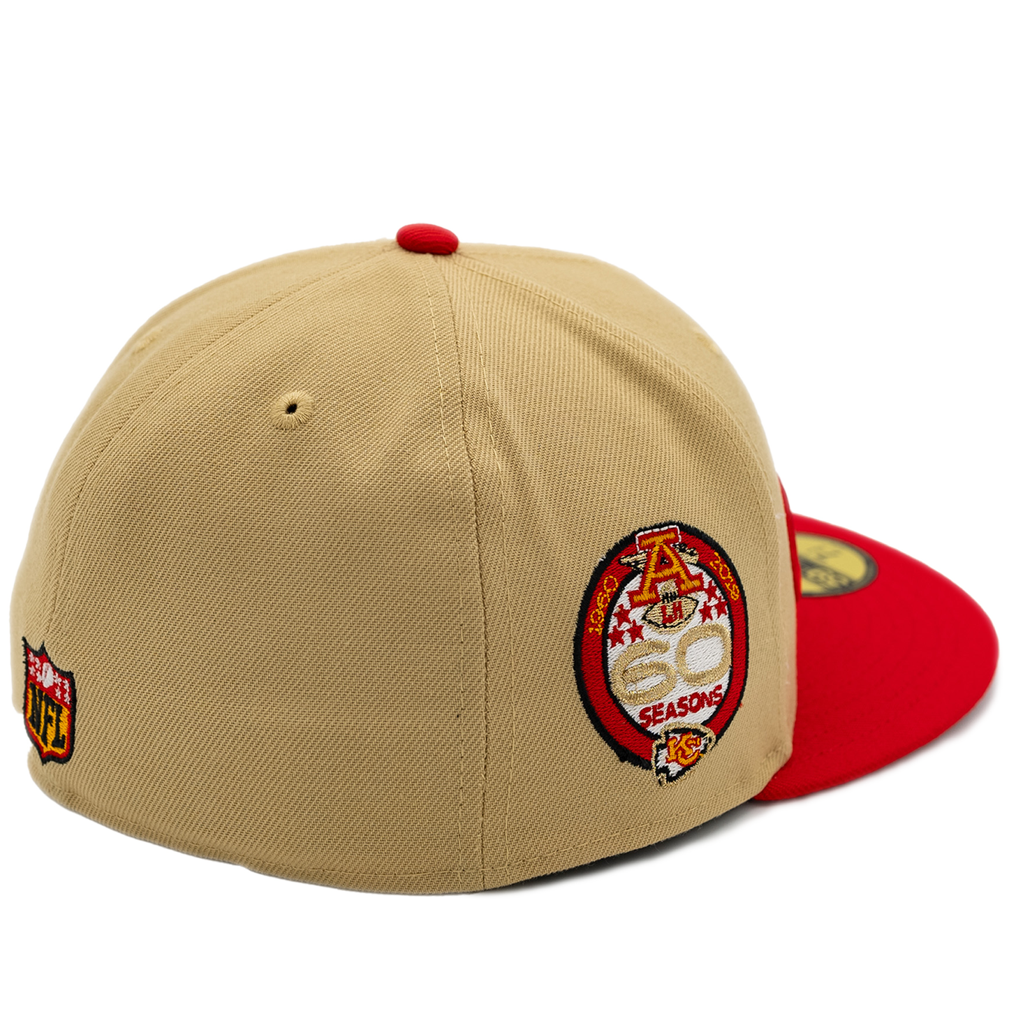 New Era Kansas City Chiefs 59Fifty Fitted Hat - Cream/ Red