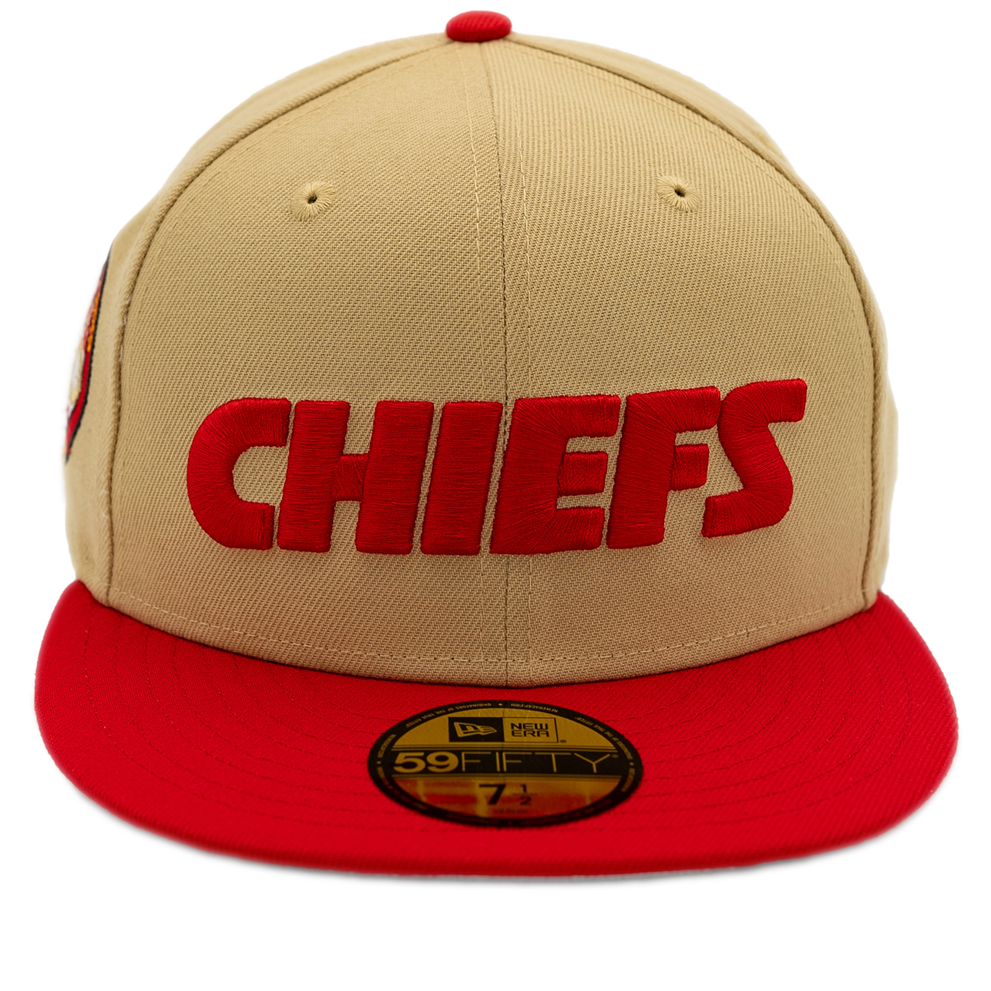 New Era Kansas City Chiefs 59Fifty Fitted Hat - Cream/ Red