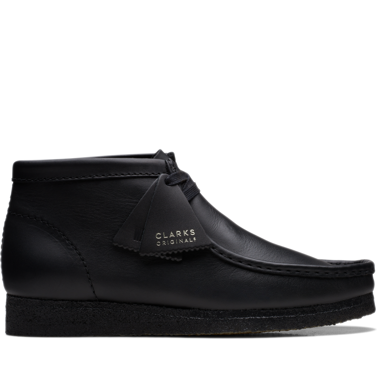 Men's Clarks Wallabee Boot - Black Leather
