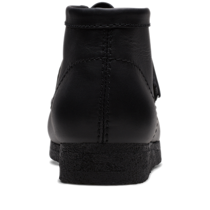 Men's Clarks Wallabee Boot - Black Leather