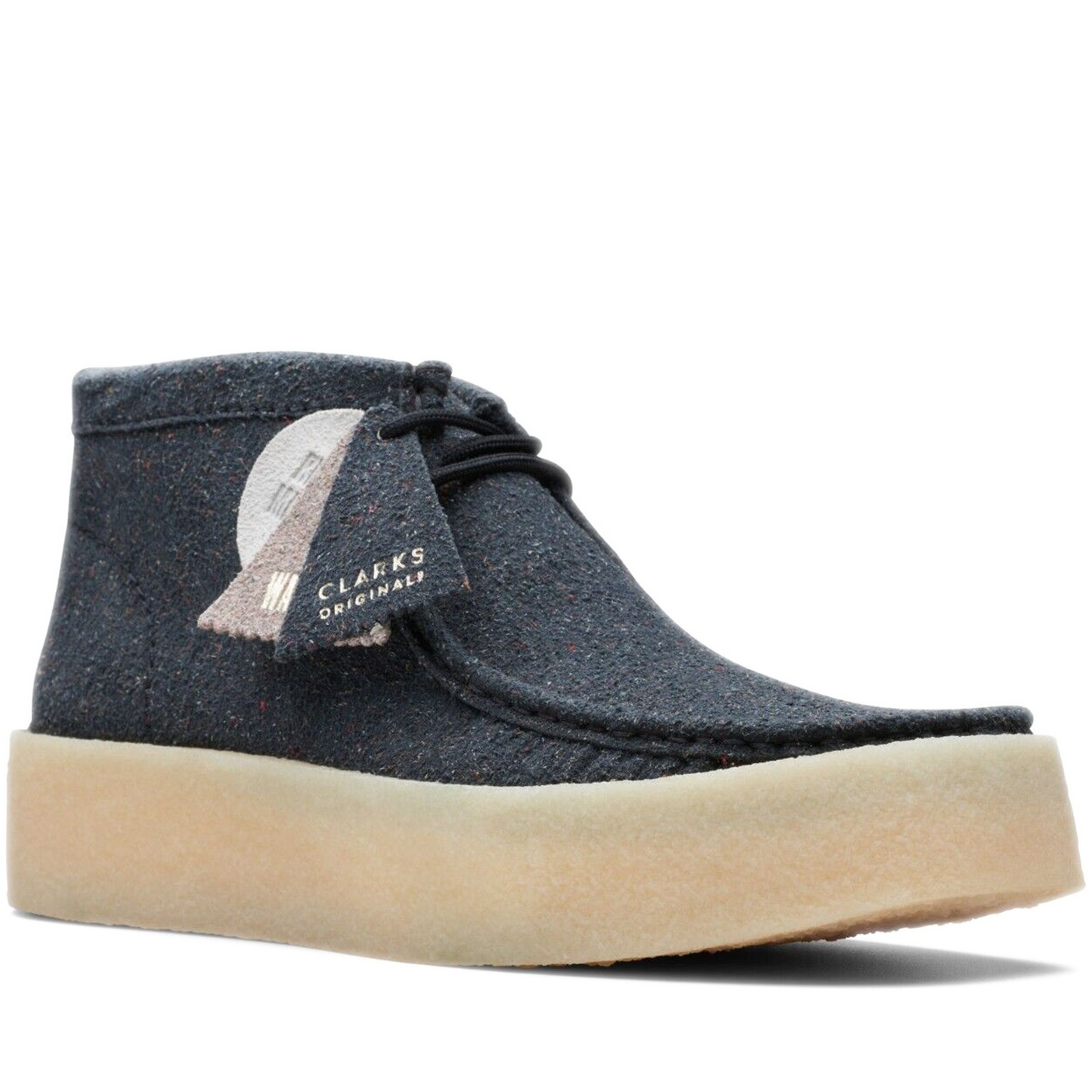Men's Clarks Wallabee Cup - Black Eco Leather