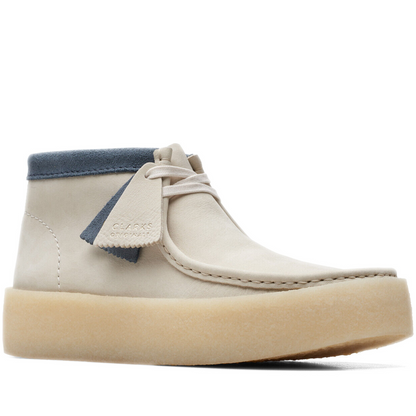 Men's Clarks Wallabee Cup BT - White Nubuck