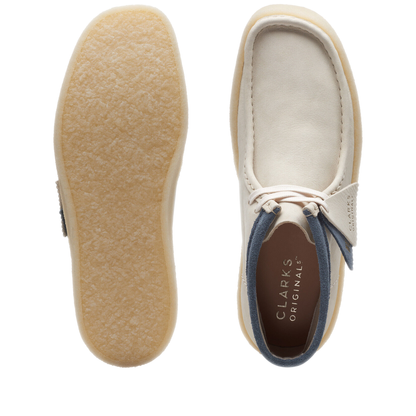 Men's Clarks Wallabee Cup BT - White Nubuck