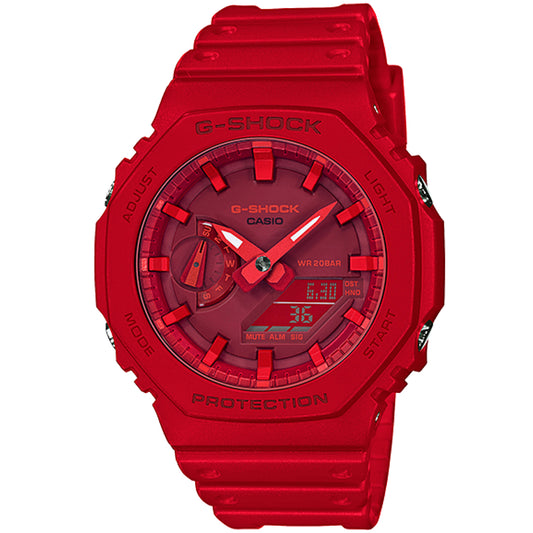 Casio Analog GA2100-4A Watch 45.4mm - Red