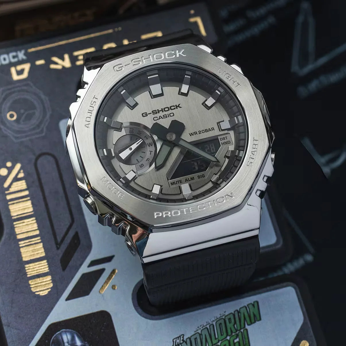 G-Shock Casio watch on a dark background