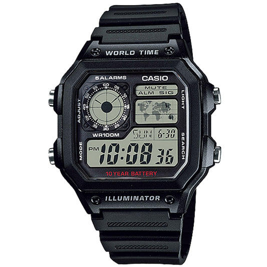 Casio Vintage AE1200WH-1A Watch 42.1mm - Black