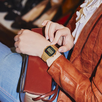 Casio Vintage Digital - Gold and Black