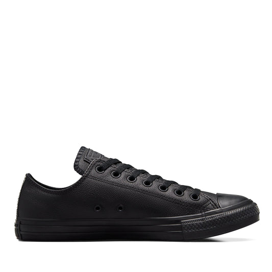 Men's Converse All Star Leather - Black Monochrome