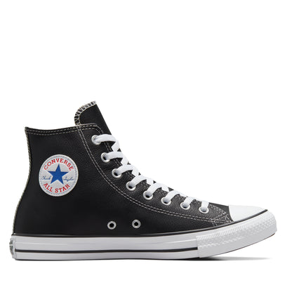 Converse Chuck Taylor All Star Leather High Top - Black Black