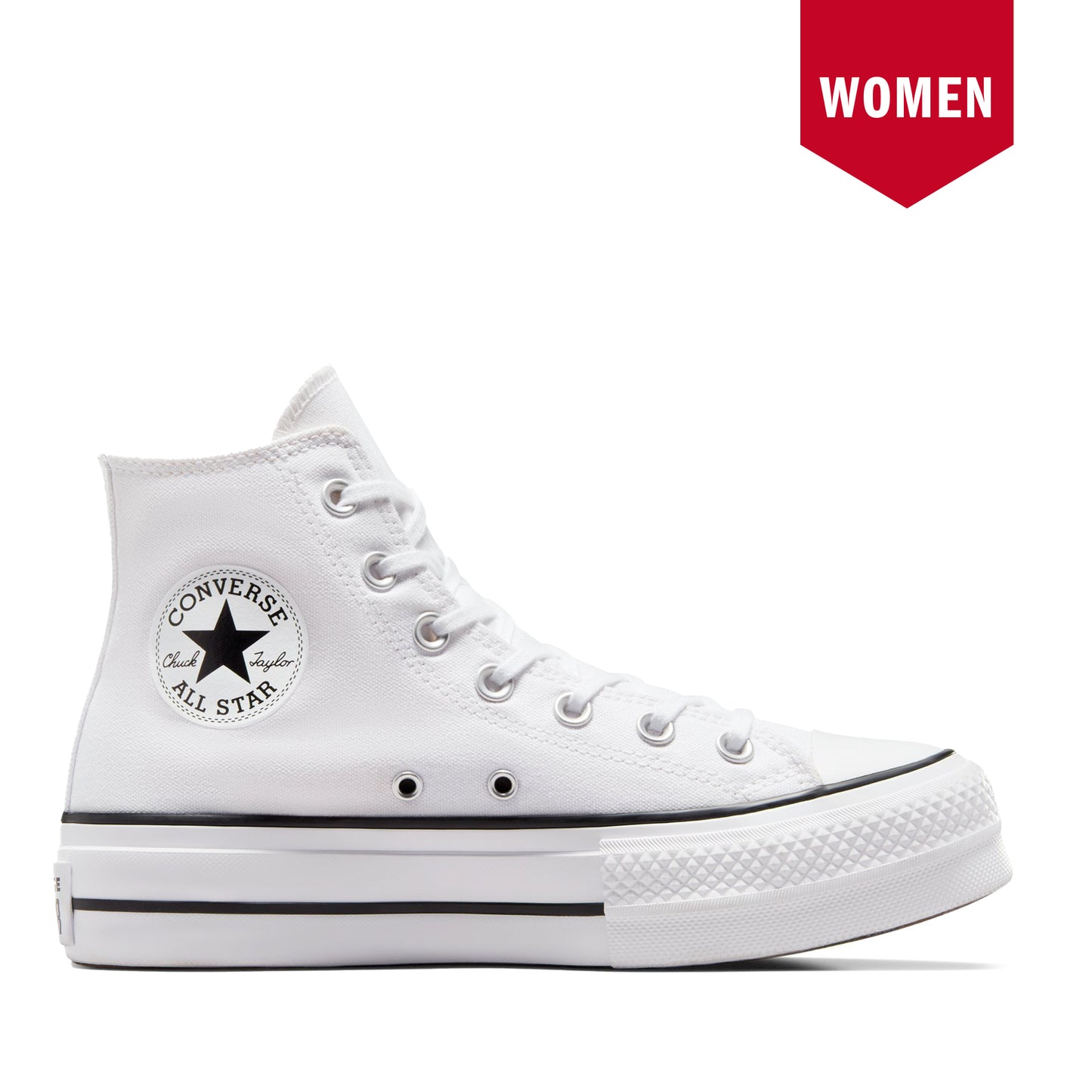 Women's Converse CTAS Lift High Top - White