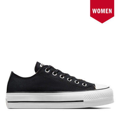 Women's Converse Chuck Taylor All Star Lift Low Top Black White